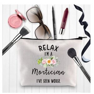 NWT Mortician Themed Makeup Cosmetics Case- Cute!